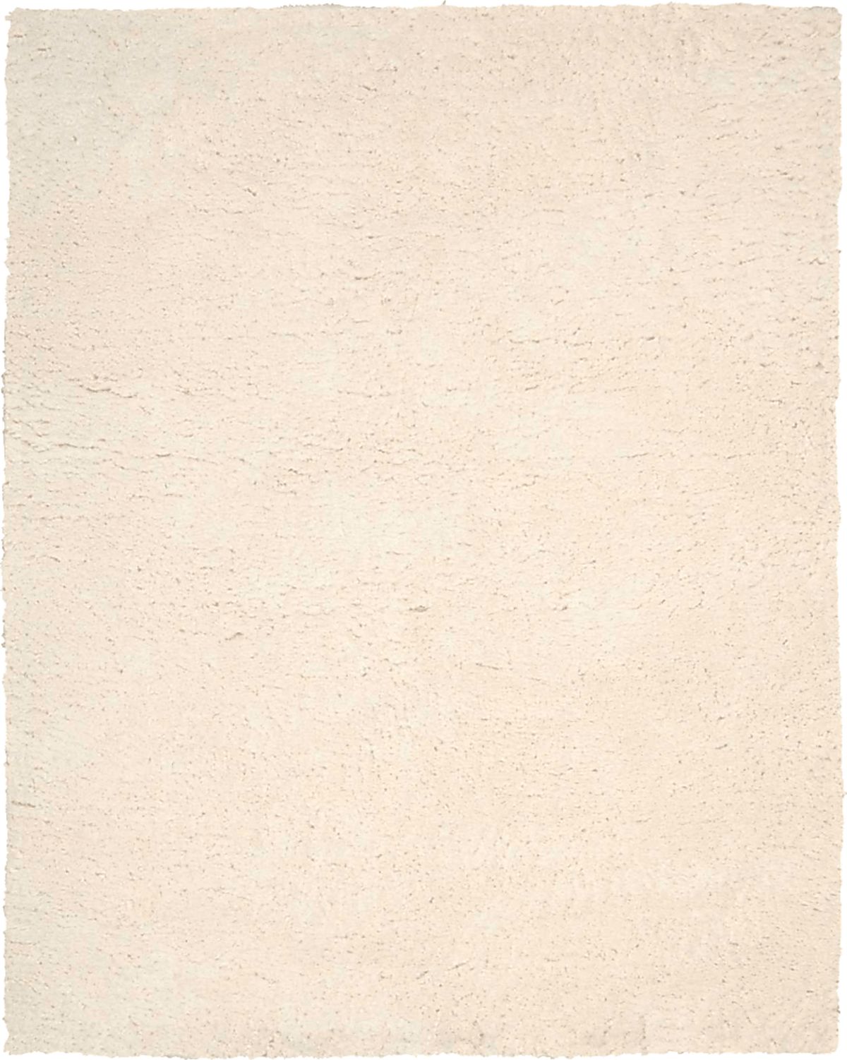 Charmion White Polyester Fabric Rug | Rooms to Go