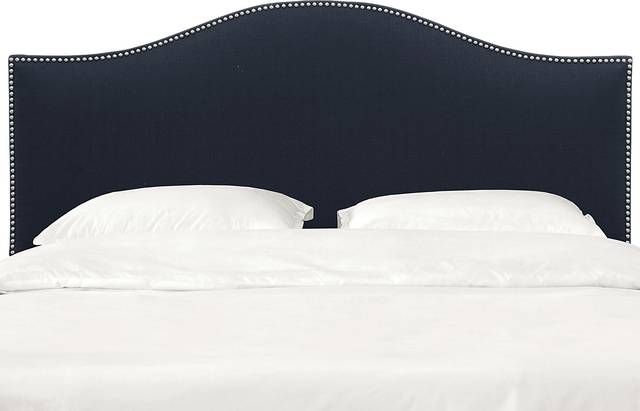 Charna Blue King Upholstered Headboard - Thumbnail - Image 2