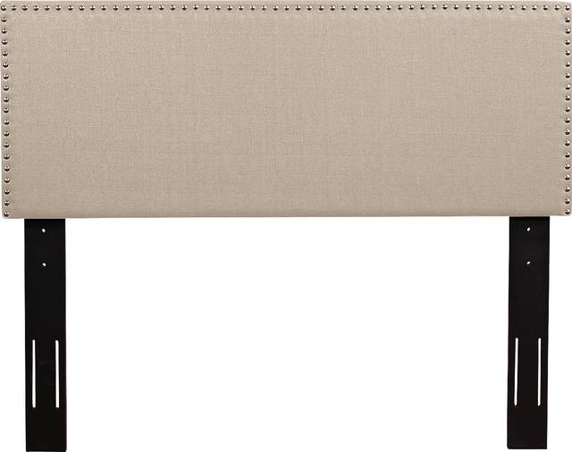 Charnwood Beige Full/Queen Upholstered Headboard - Thumbnail - Image 1