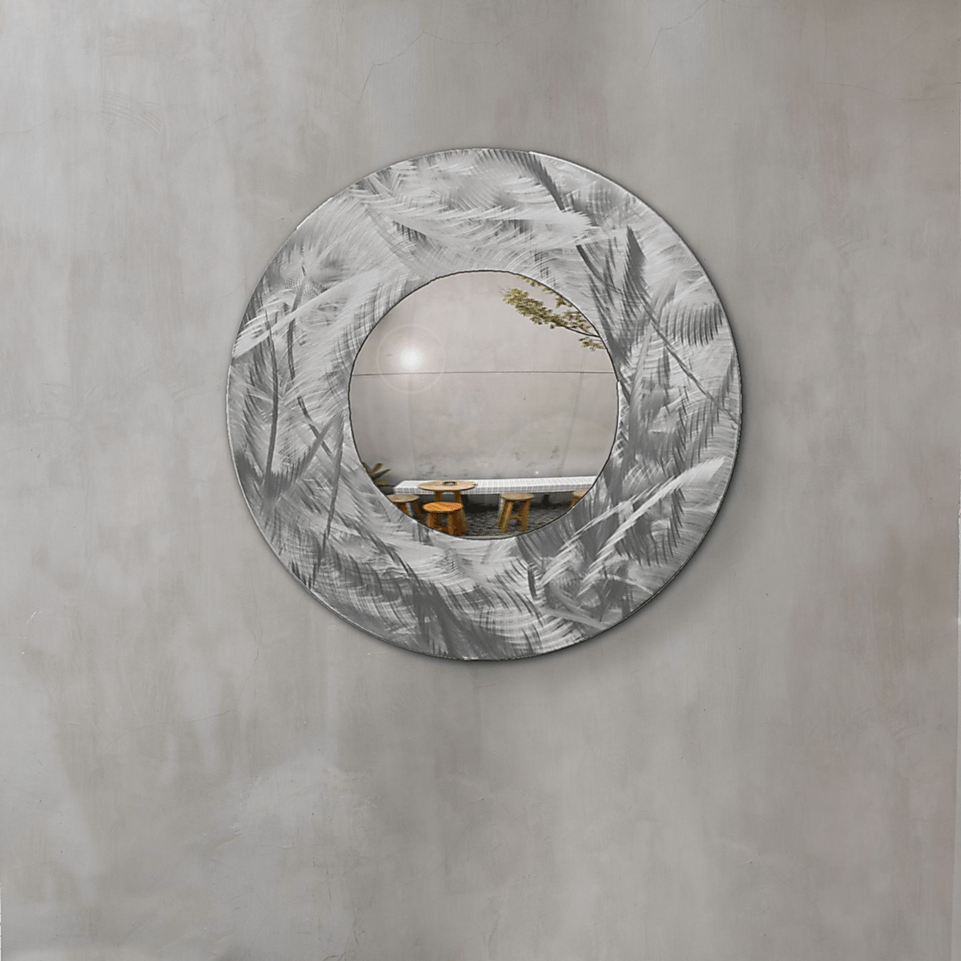 Charol Silver Mirror - Image 2