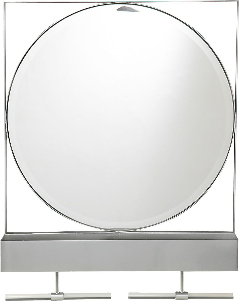 Charraway Gray Storage Mirror