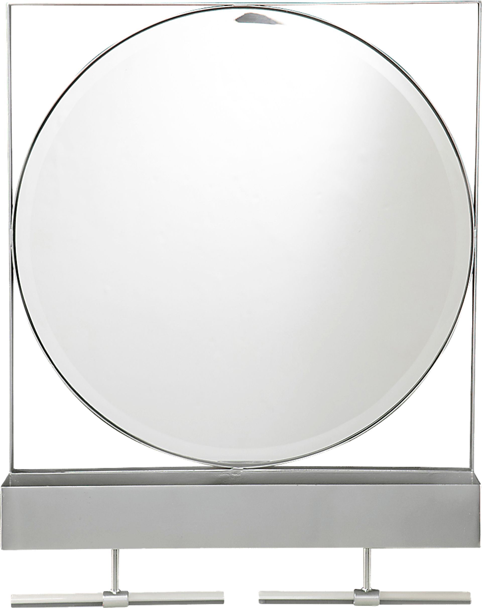 Charraway Gray Storage Mirror - Image 1