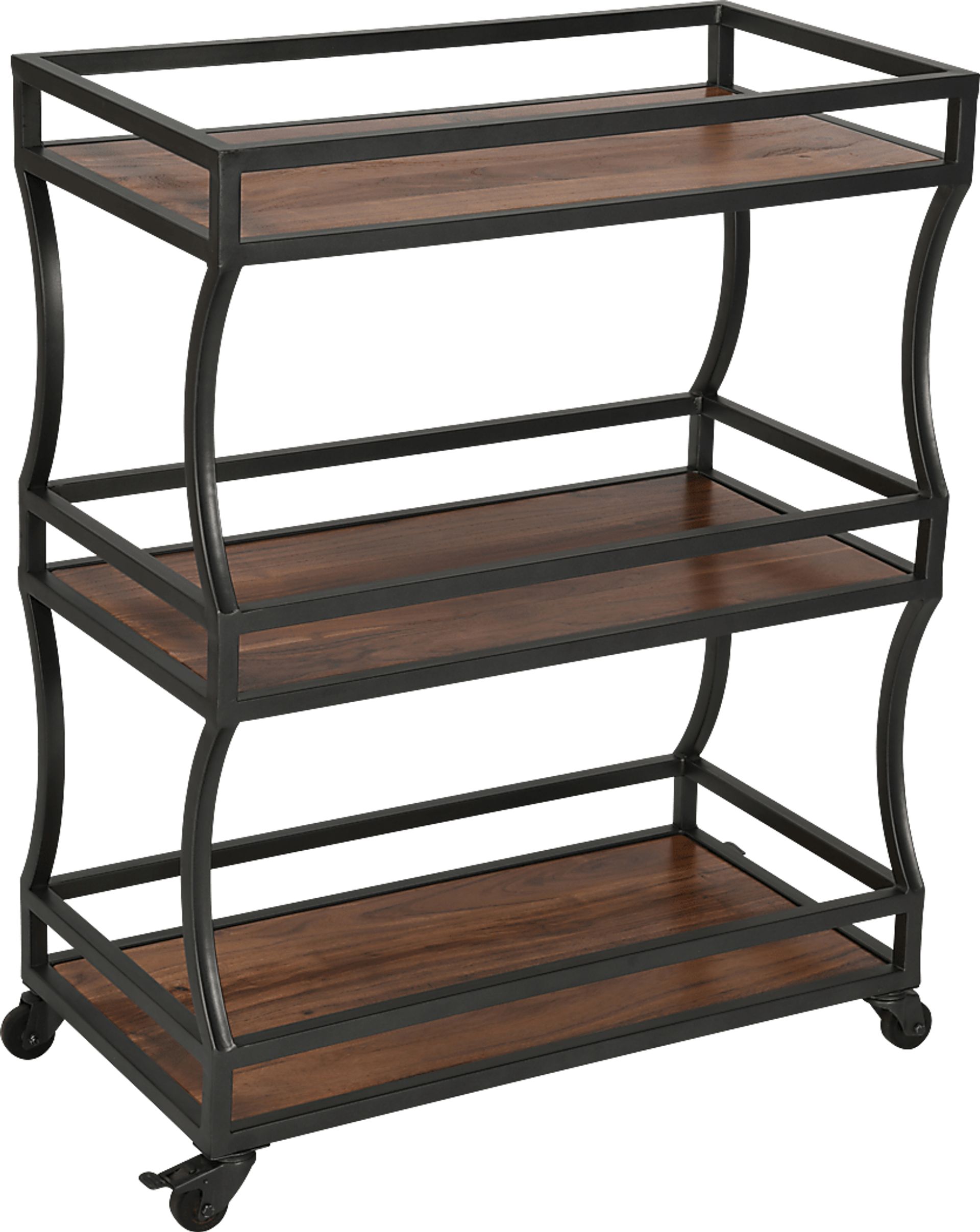 Charterstone Brown Bar Cart - Image 1