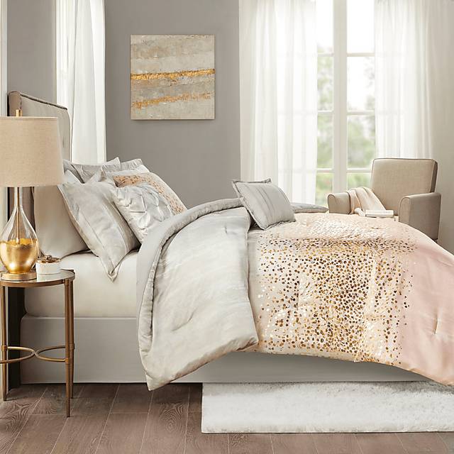 Chartes Blush 7 Pc Queen Comforter Set - Thumbnail - Image 4