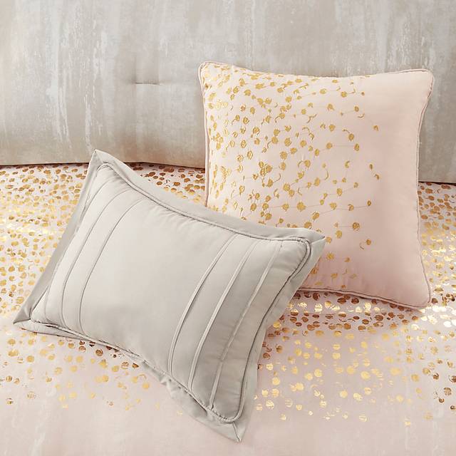 Chartes Blush 7 Pc Queen Comforter Set - Thumbnail - Image 7