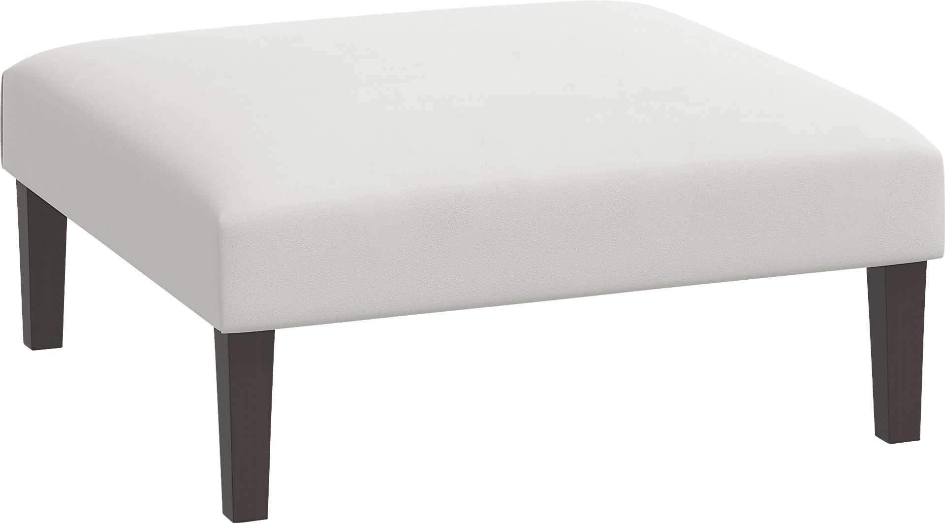 Chartiers Light Gray Ottoman - Image 1