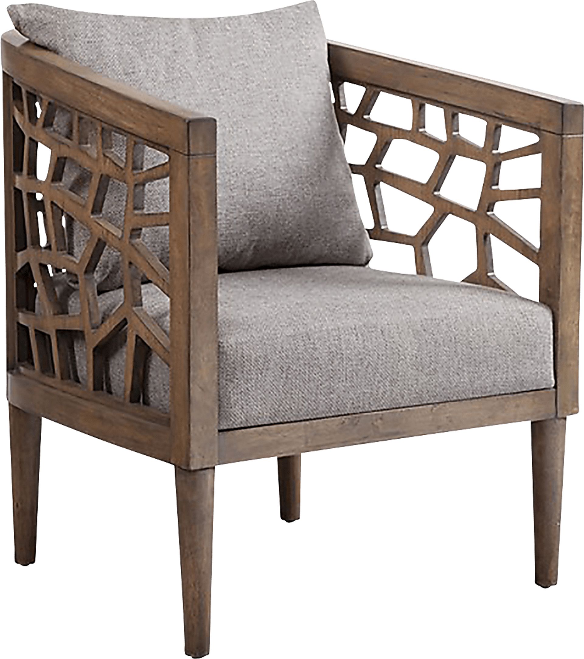 Chartres Gray Accent Chair - Image 1