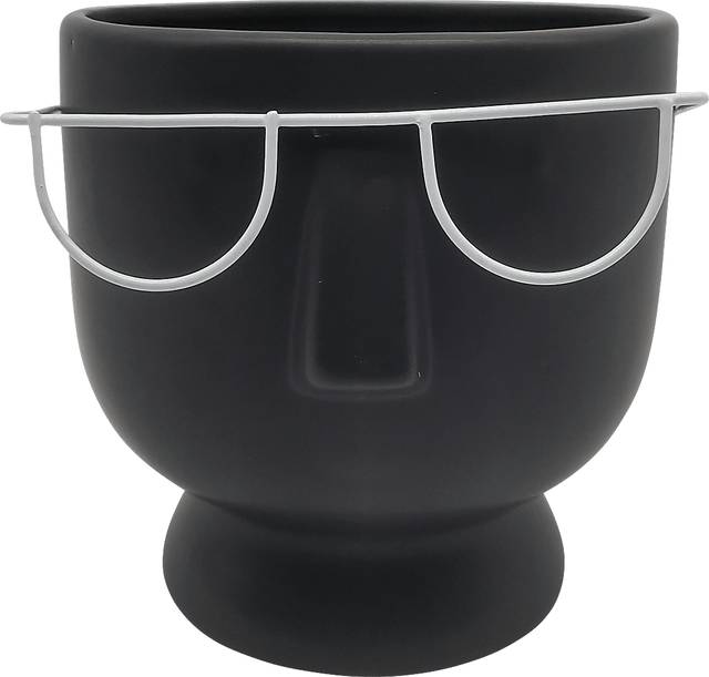 Charttes Black Planter - Thumbnail - Image 1