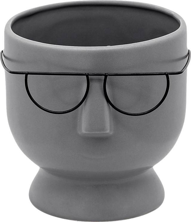 Charttes Gray Planter - Thumbnail - Image 1