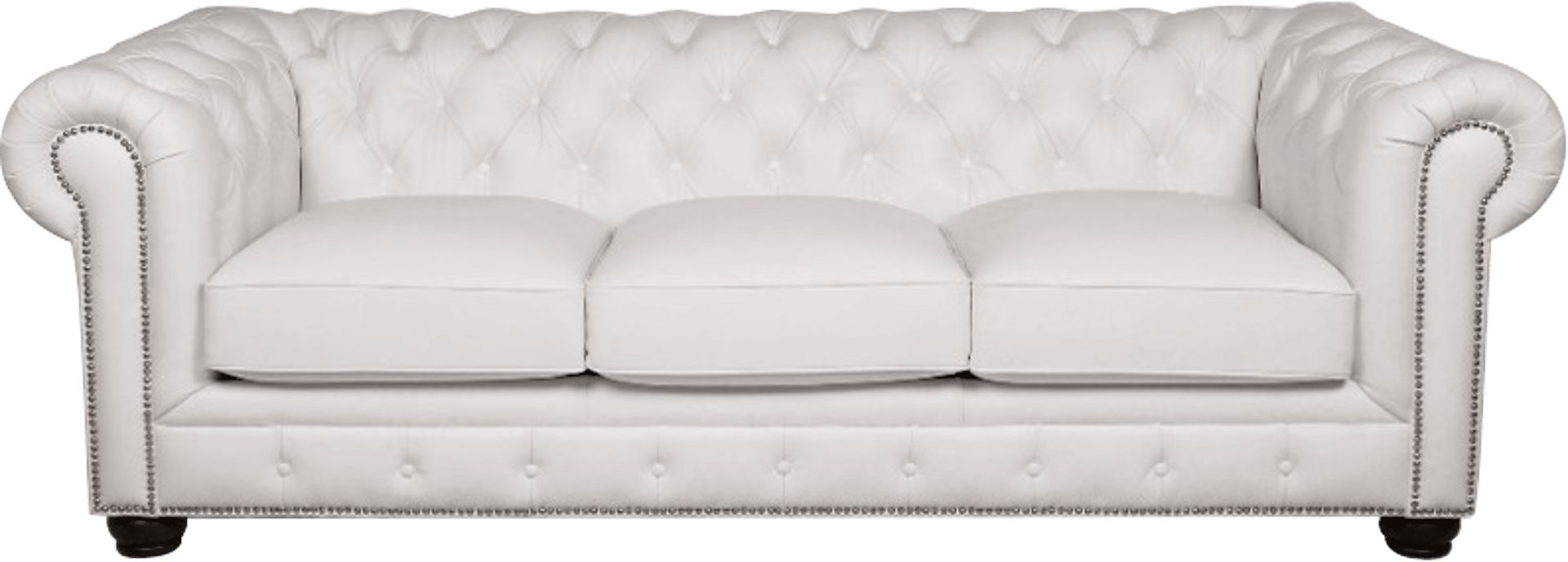 Chartwell White Leather Sofa - Image 1
