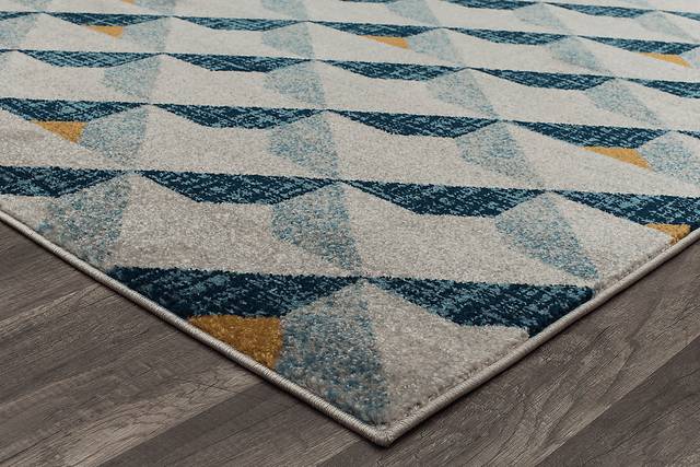 Charul Blue 8' x 10' Rug - Thumbnail - Image 2