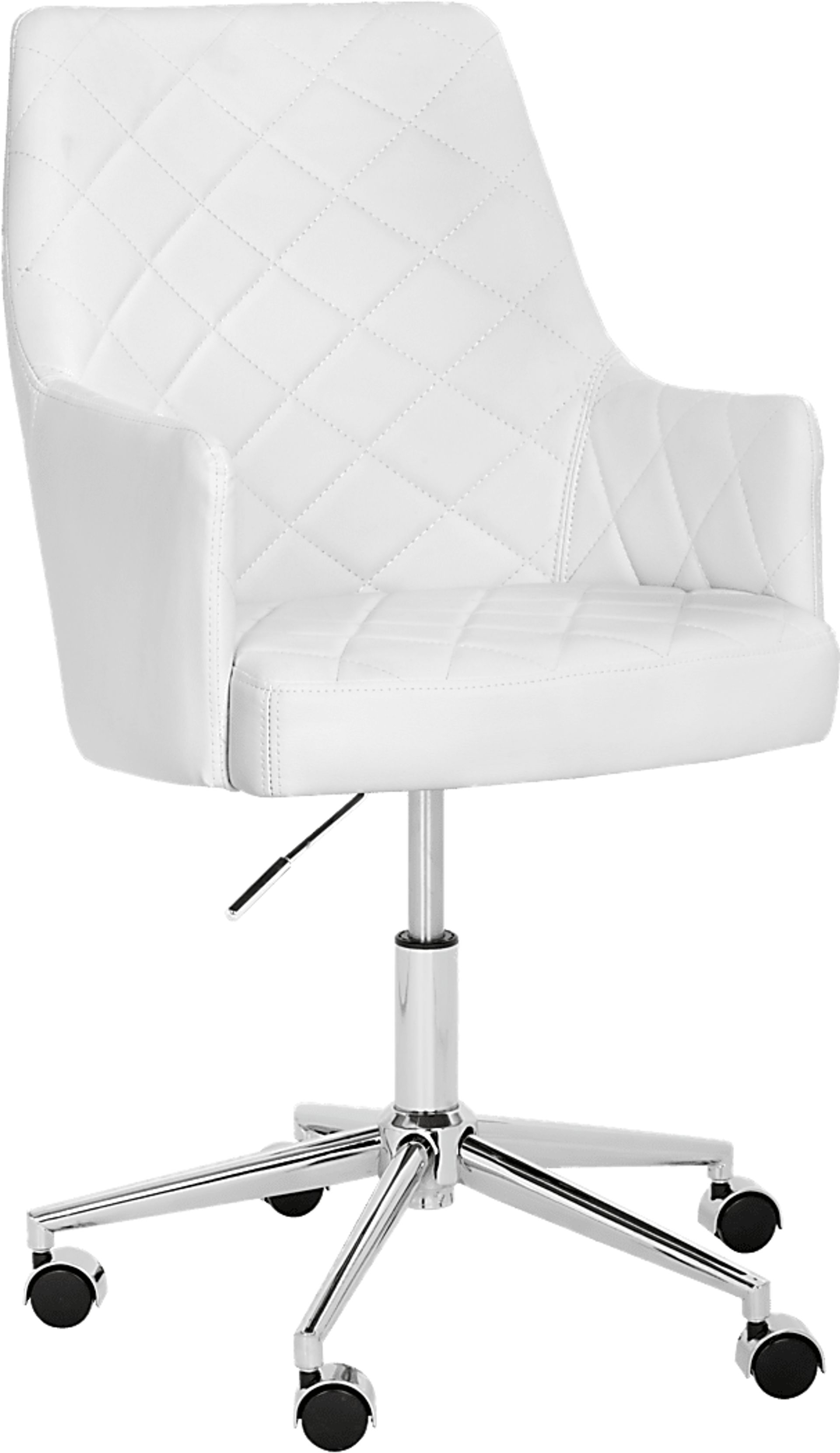 Chase Place White Desk Chair - Image 1