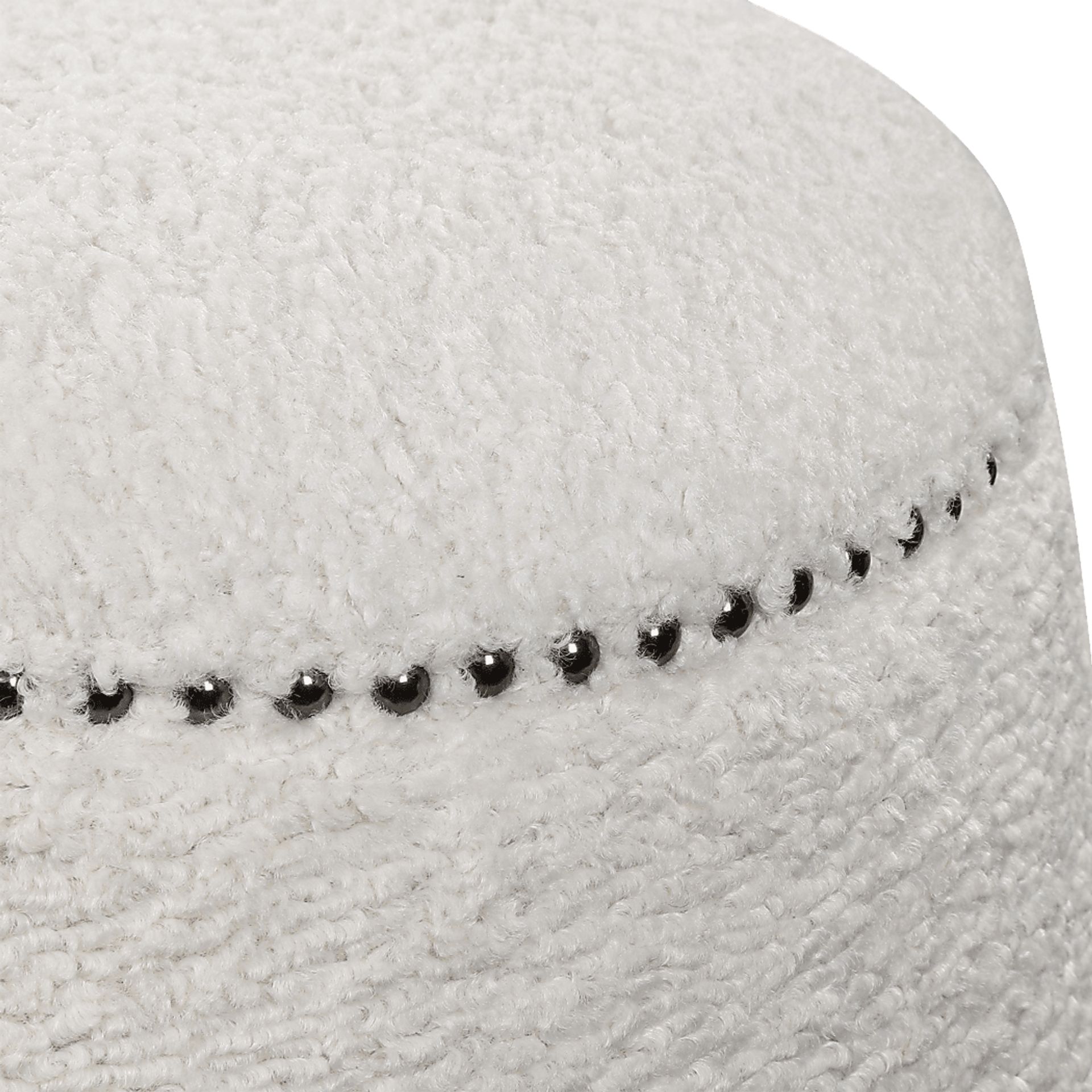 Chaselton White Ottoman - Image 2
