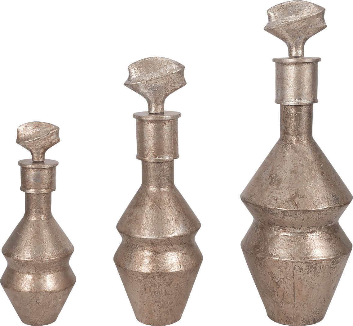 Chasesouth Bronze Bottle, Set of 3
