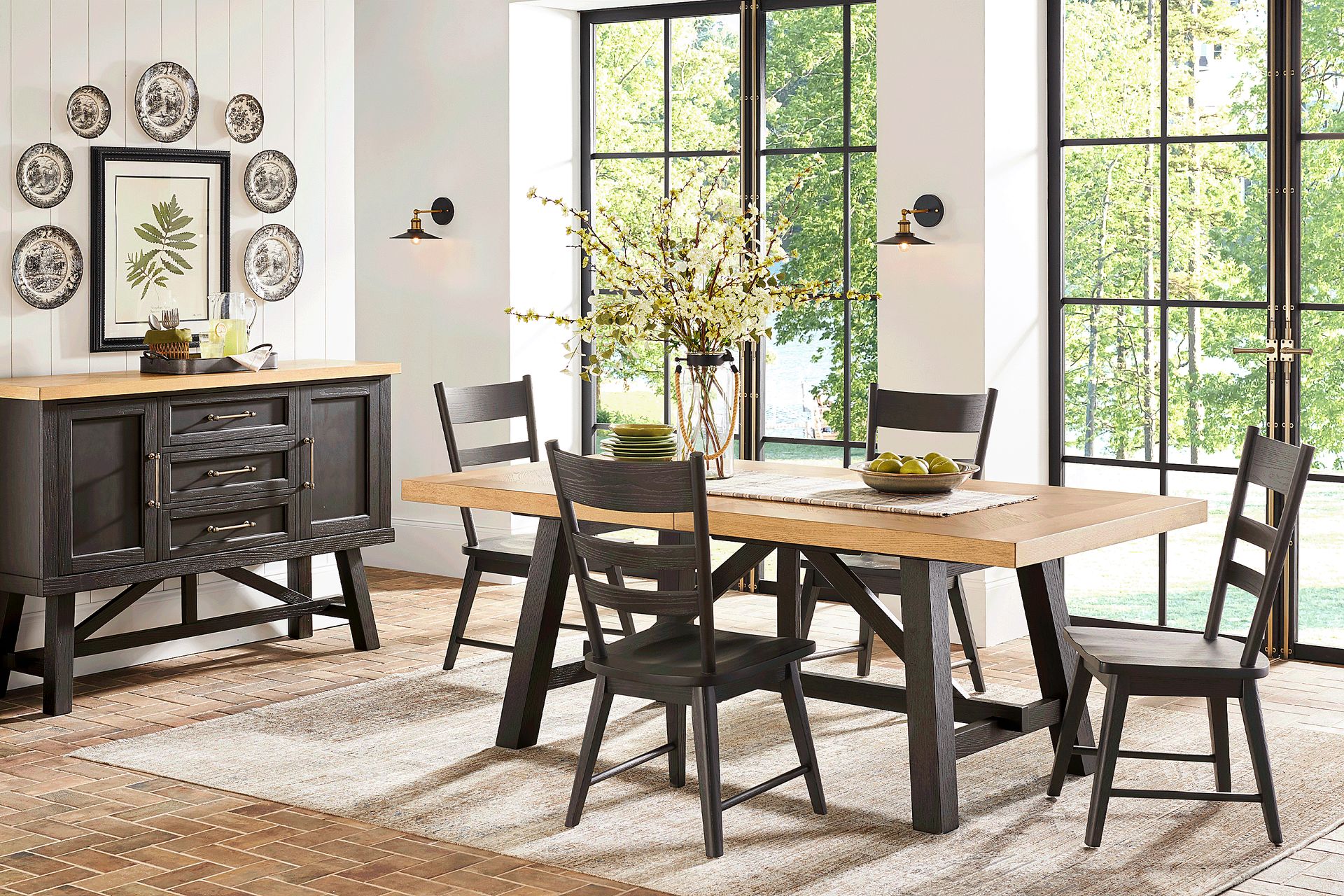 Chastain Park Black 5 Pc Dining Room - Image 1