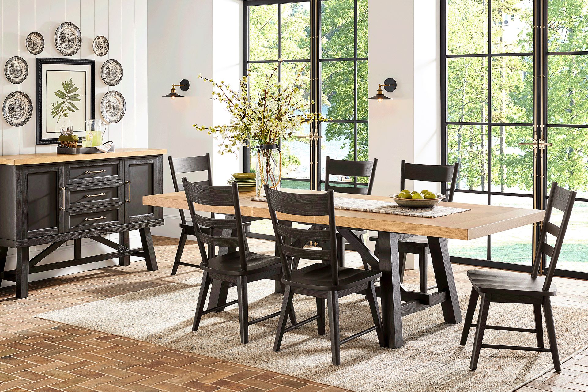 Chastain Park Black 7 Pc Dining Room - Image 1
