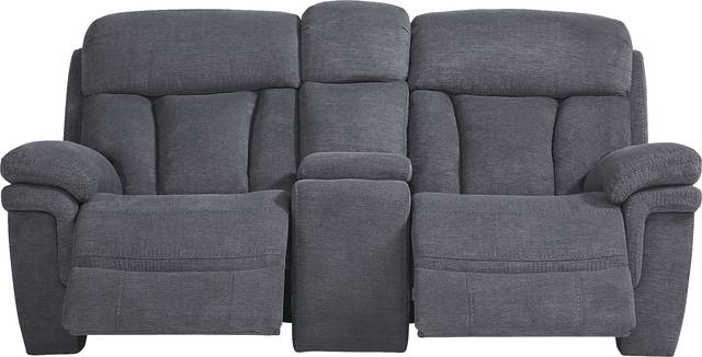 Chaston Gray Glider Console Loveseat - Thumbnail - Image 2