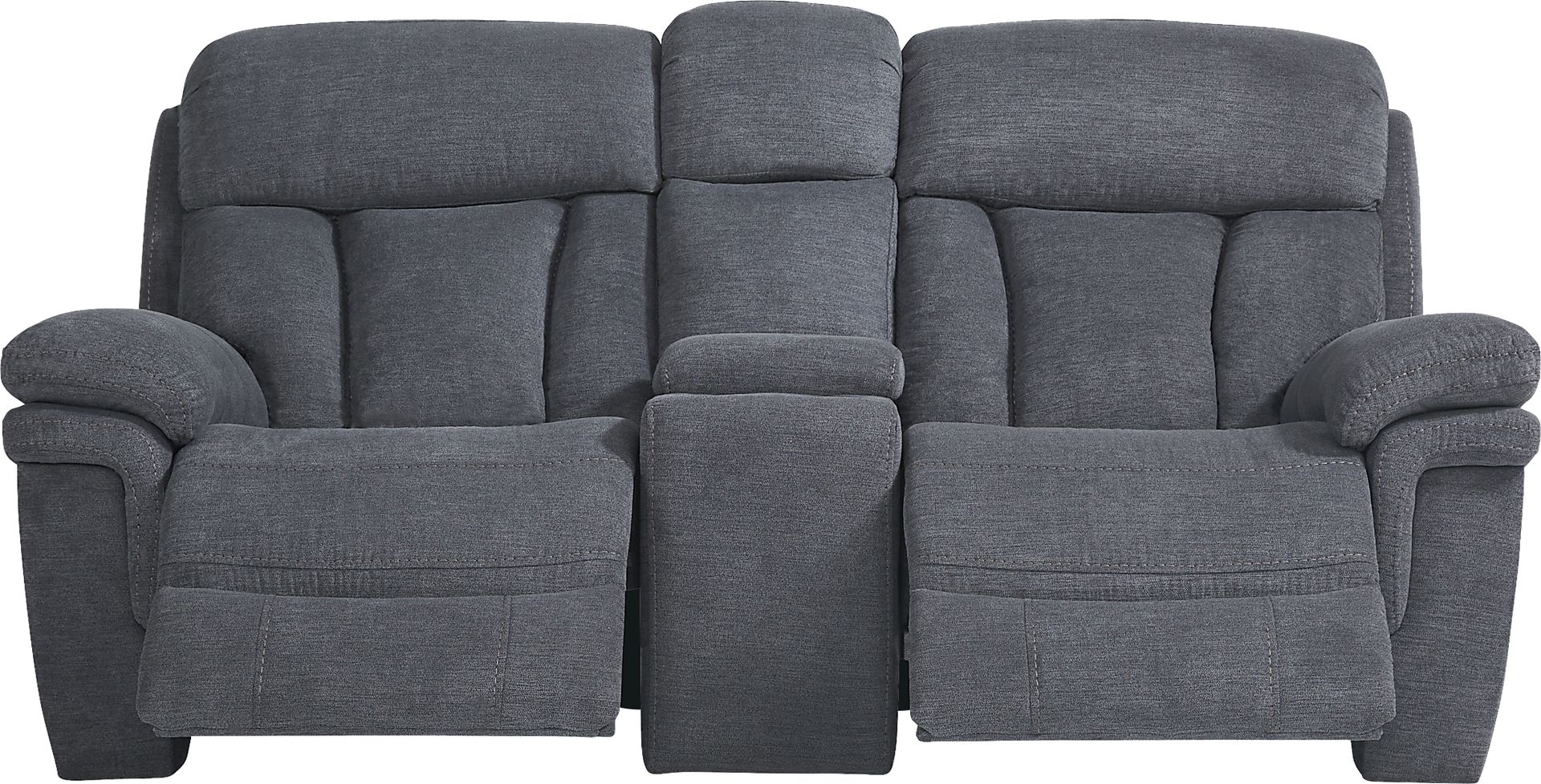 Chaston Gray Glider Console Loveseat - Image 2