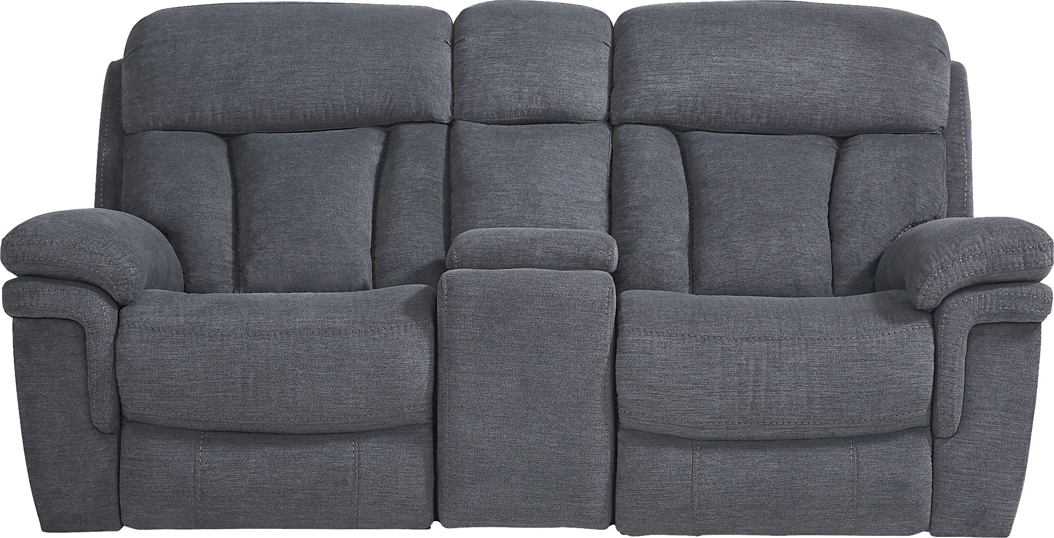 Chaston Gray Glider Console Loveseat Rooms To Go