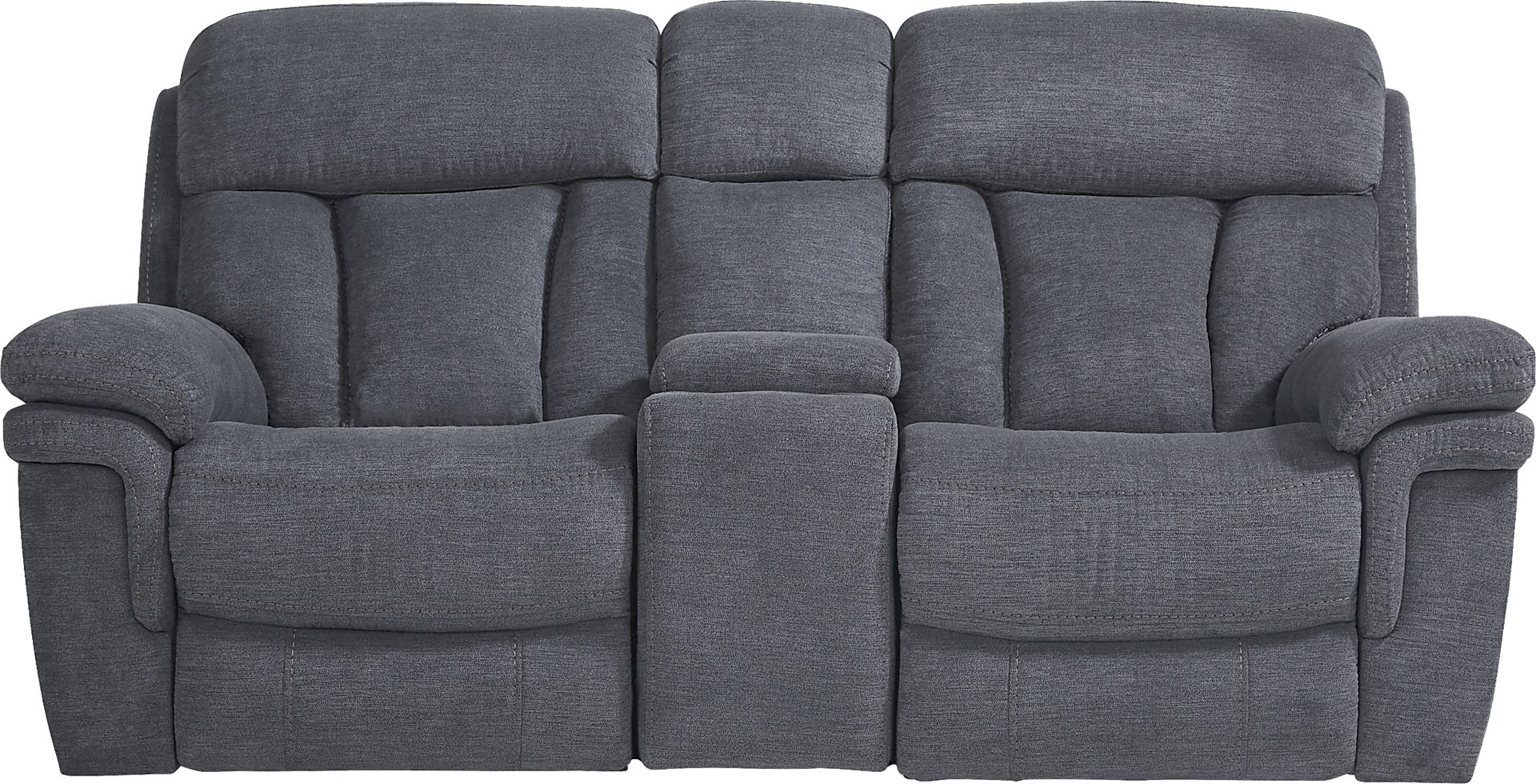 Chaston Gray Glider Console Loveseat - Image 1