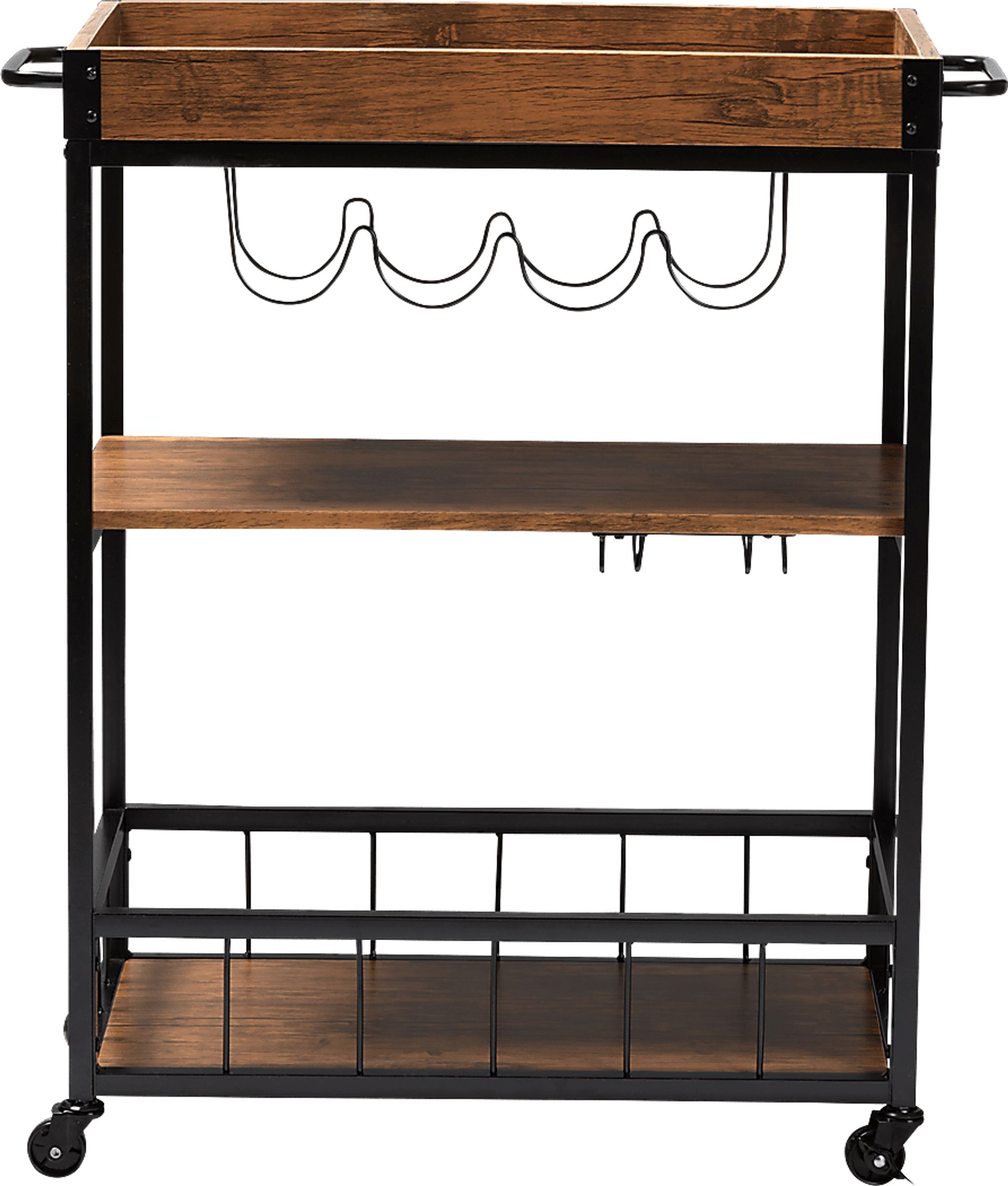 Chatawa Oak Bar Cart - Image 5