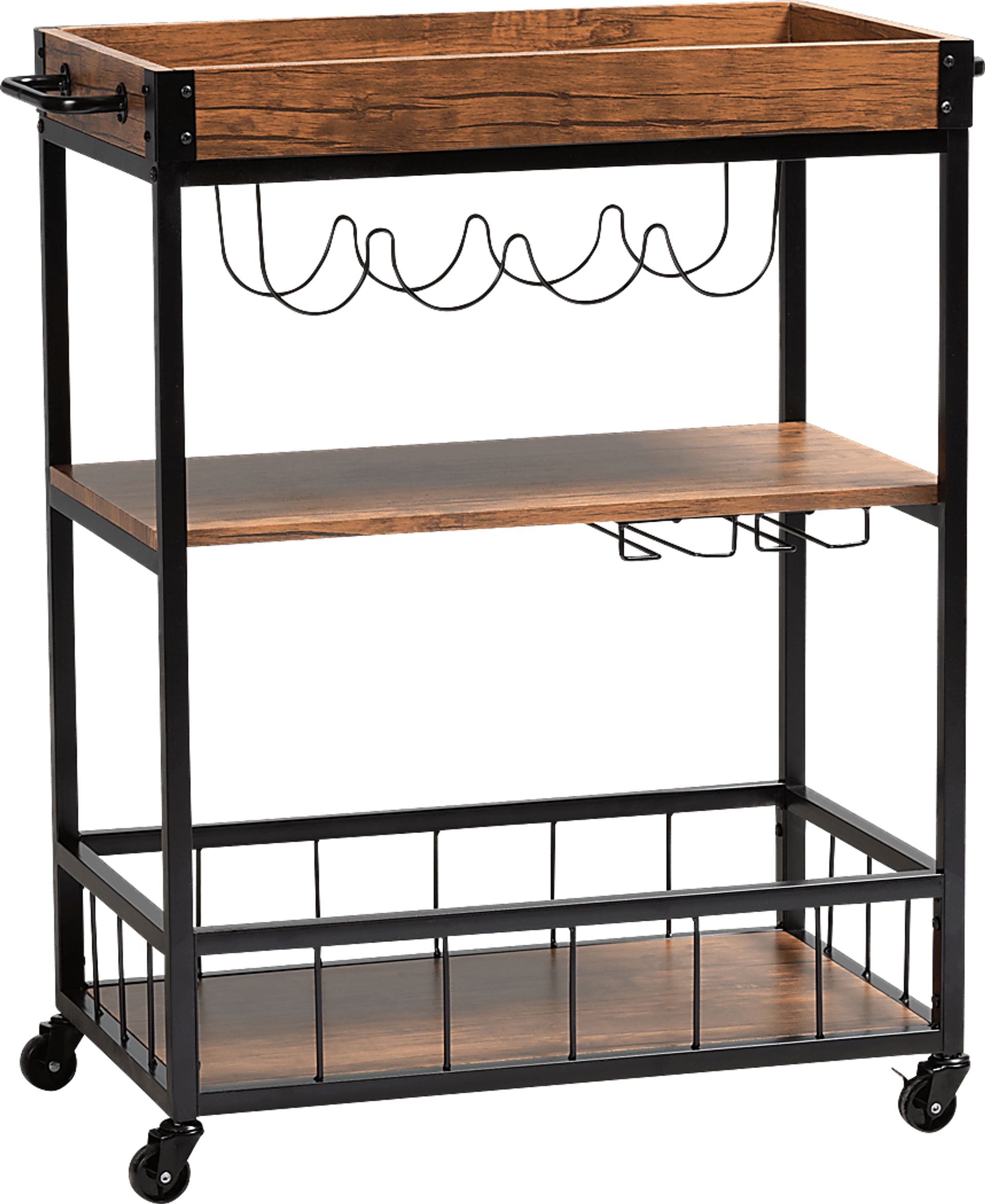 Chatawa Oak Bar Cart - Image 1