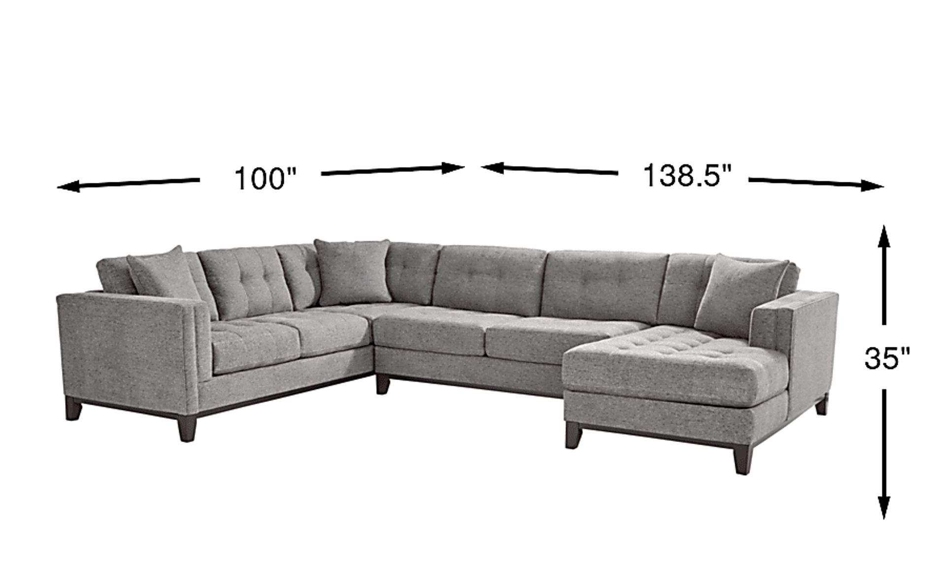 Dimension Image. Please refer to the Dimension Tab on this page for dimension details.