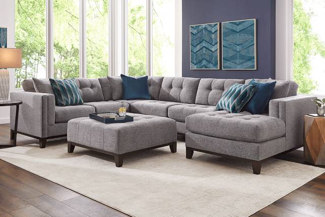 Chatham Gray 3 Pc Sectional - Thumbnail - Image 2