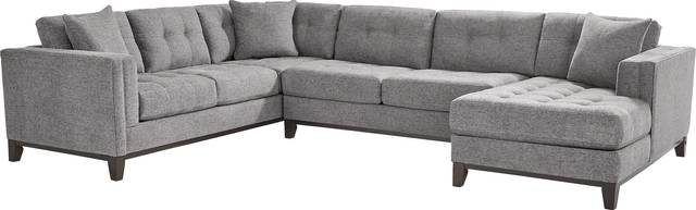 Chatham Gray 3 Pc Sectional - Thumbnail - Image 1