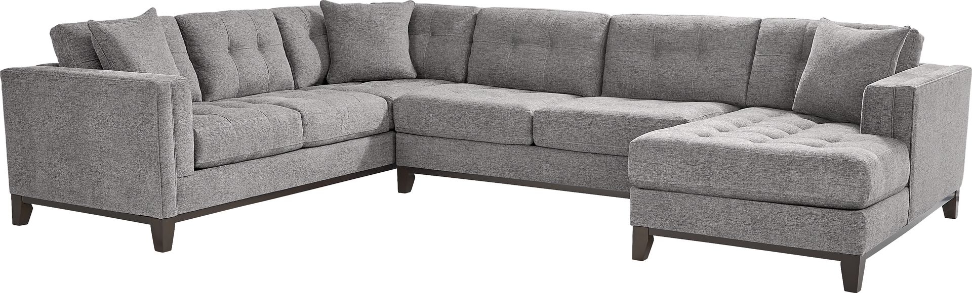 Chatham Gray 6 Pc Sectional Living Room - Image 2