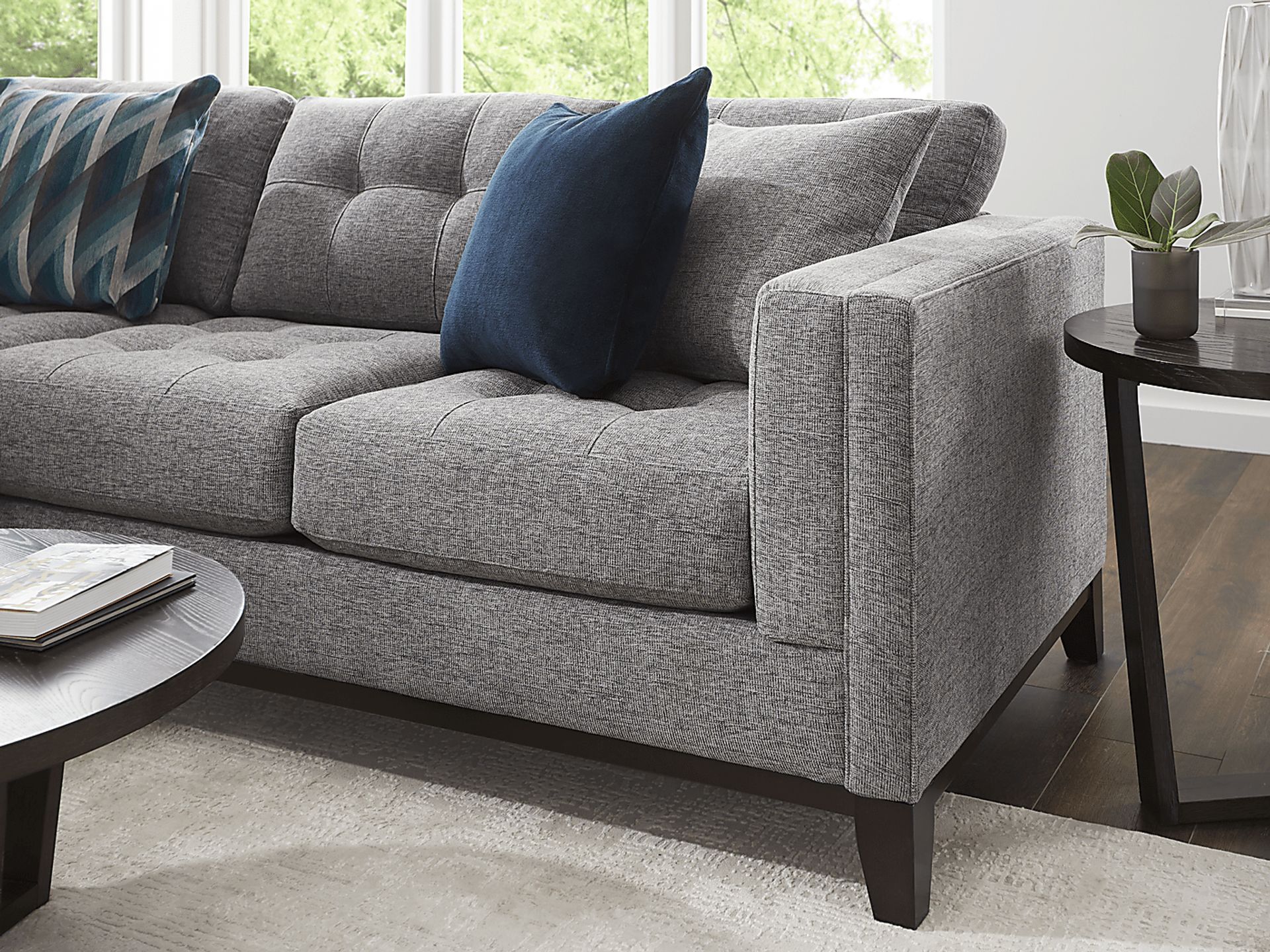 Chatham Gray 3 Pc Sectional - Image 3