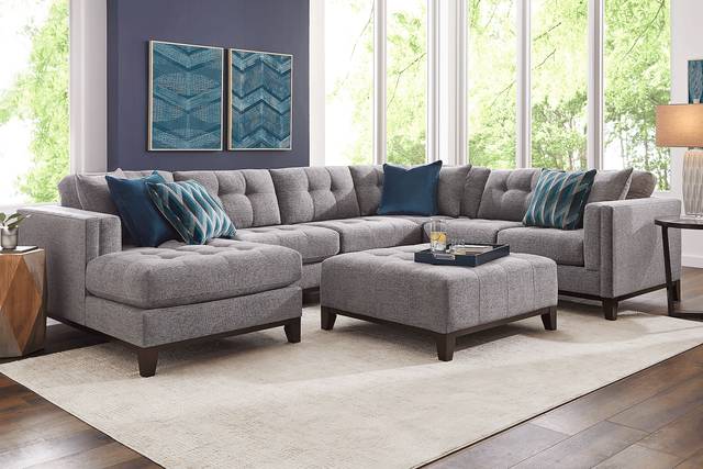 Chatham Gray 3 Pc Sectional - Thumbnail - Image 2
