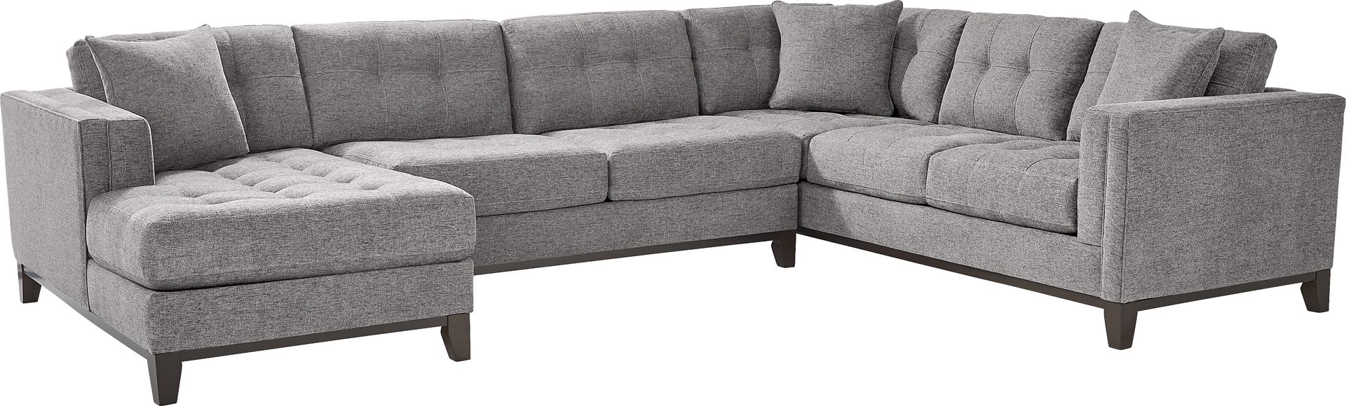 Chatham Gray 3 Pc Sectional - Image 1