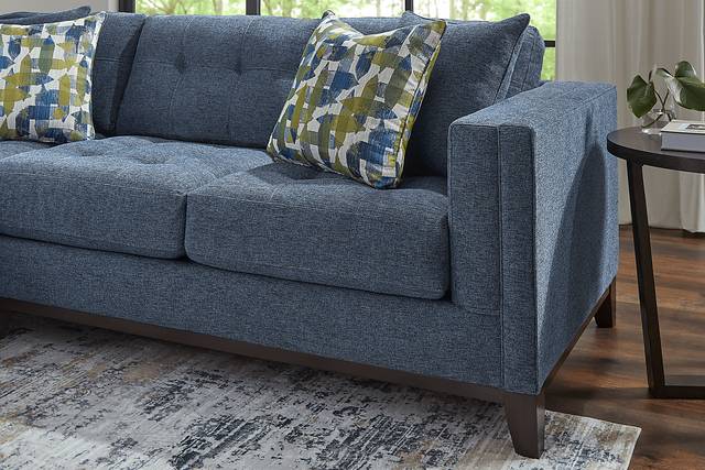 Chatham Navy 5 Pc Sectional Living Room - Thumbnail - Image 5