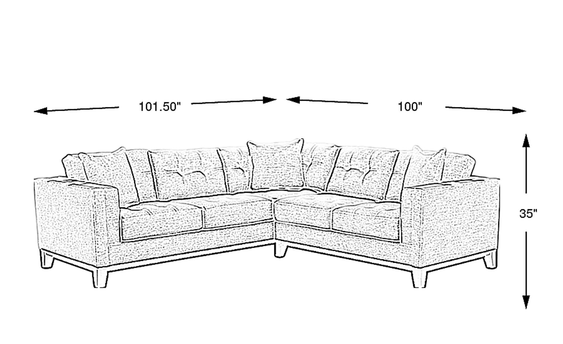 Dimension Image. Please refer to the Dimension Tab on this page for dimension details.