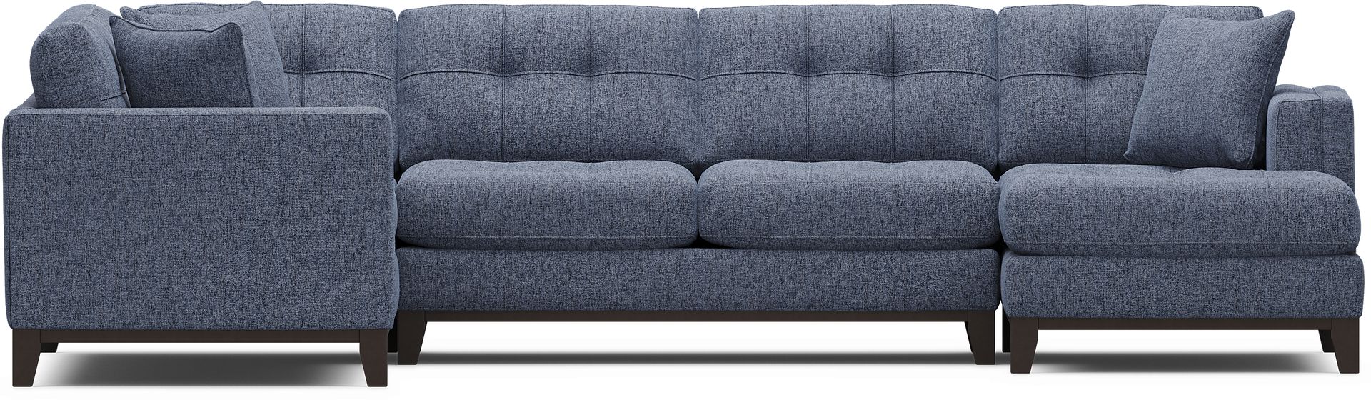 Chatham Navy 3 Pc Sectional - Image 3