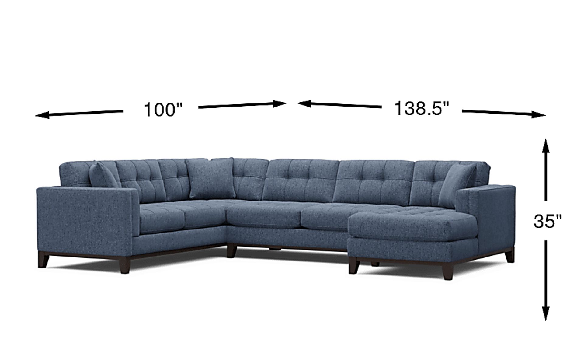 Dimension Image. Please refer to the Dimension Tab on this page for dimension details.