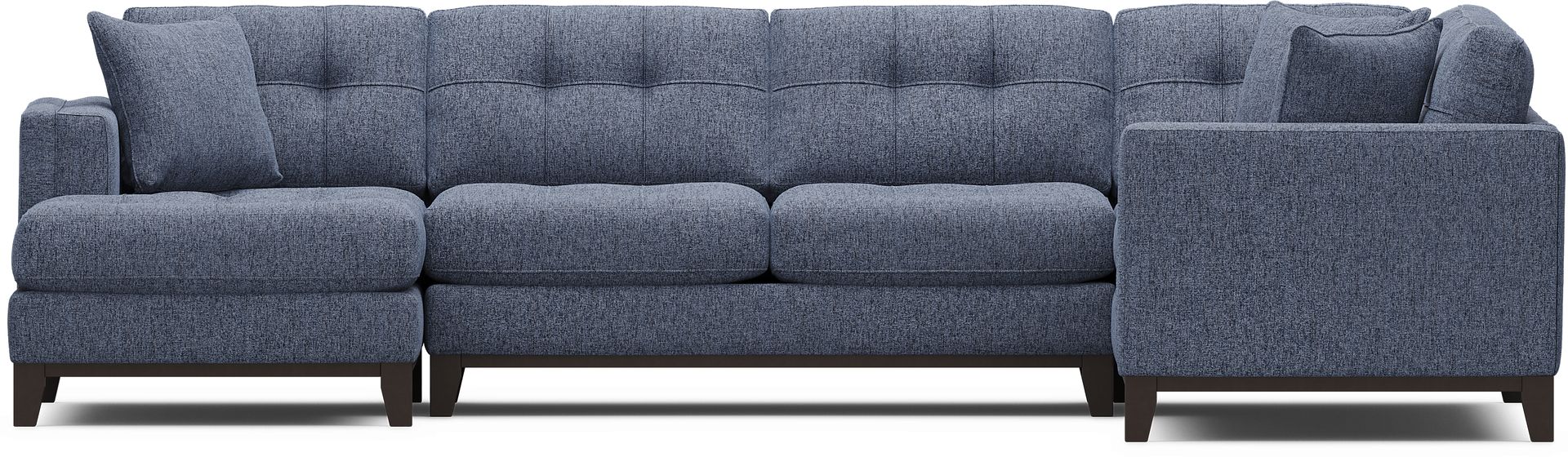 Chatham Navy 3 Pc Sectional - Image 3