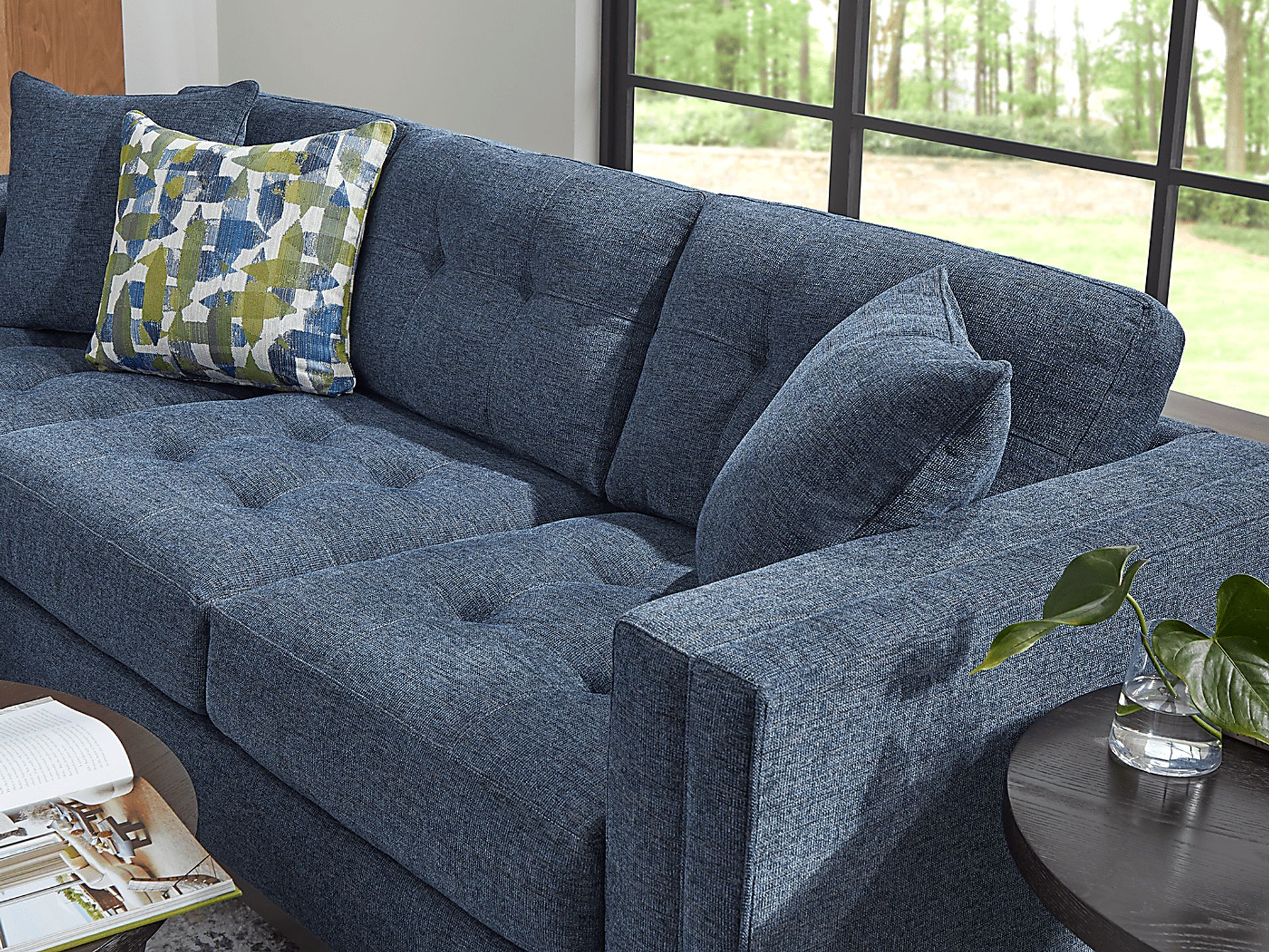 Chatham Navy 3 Pc Sectional - Image 5