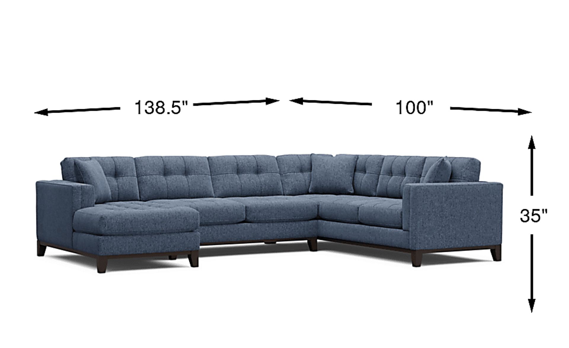 Dimension Image. Please refer to the Dimension Tab on this page for dimension details.