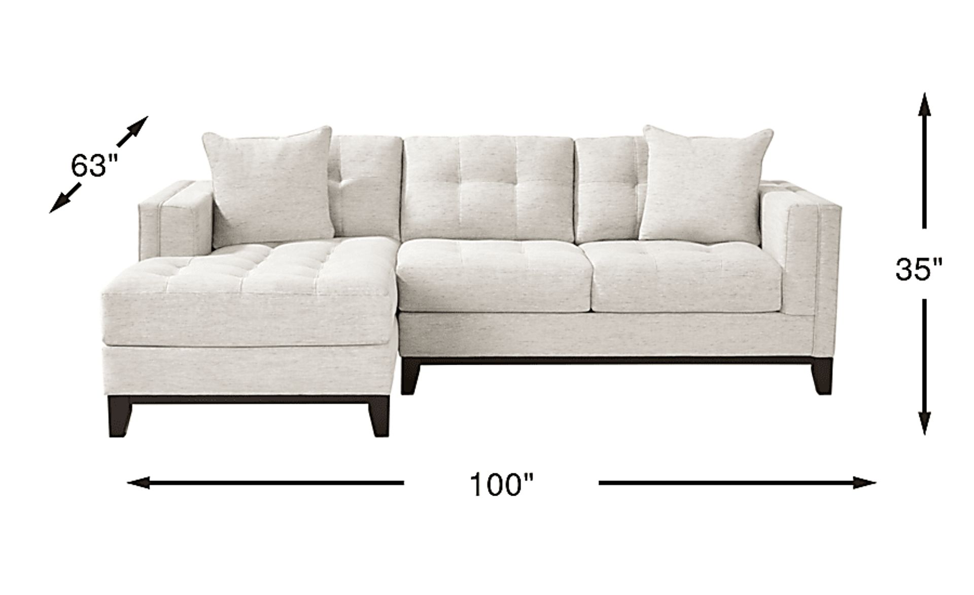 Dimension Image. Please refer to the Dimension Tab on this page for dimension details.