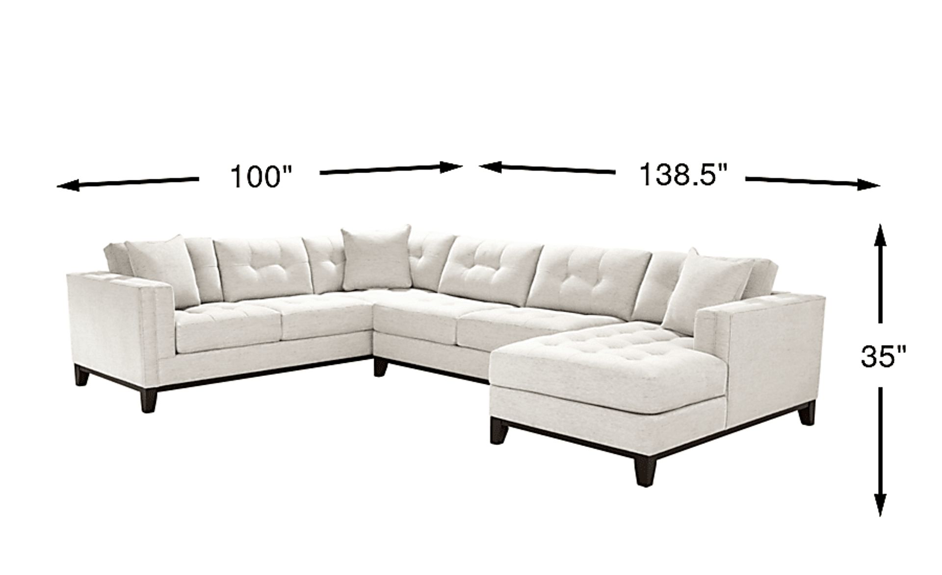 Dimension Image. Please refer to the Dimension Tab on this page for dimension details.