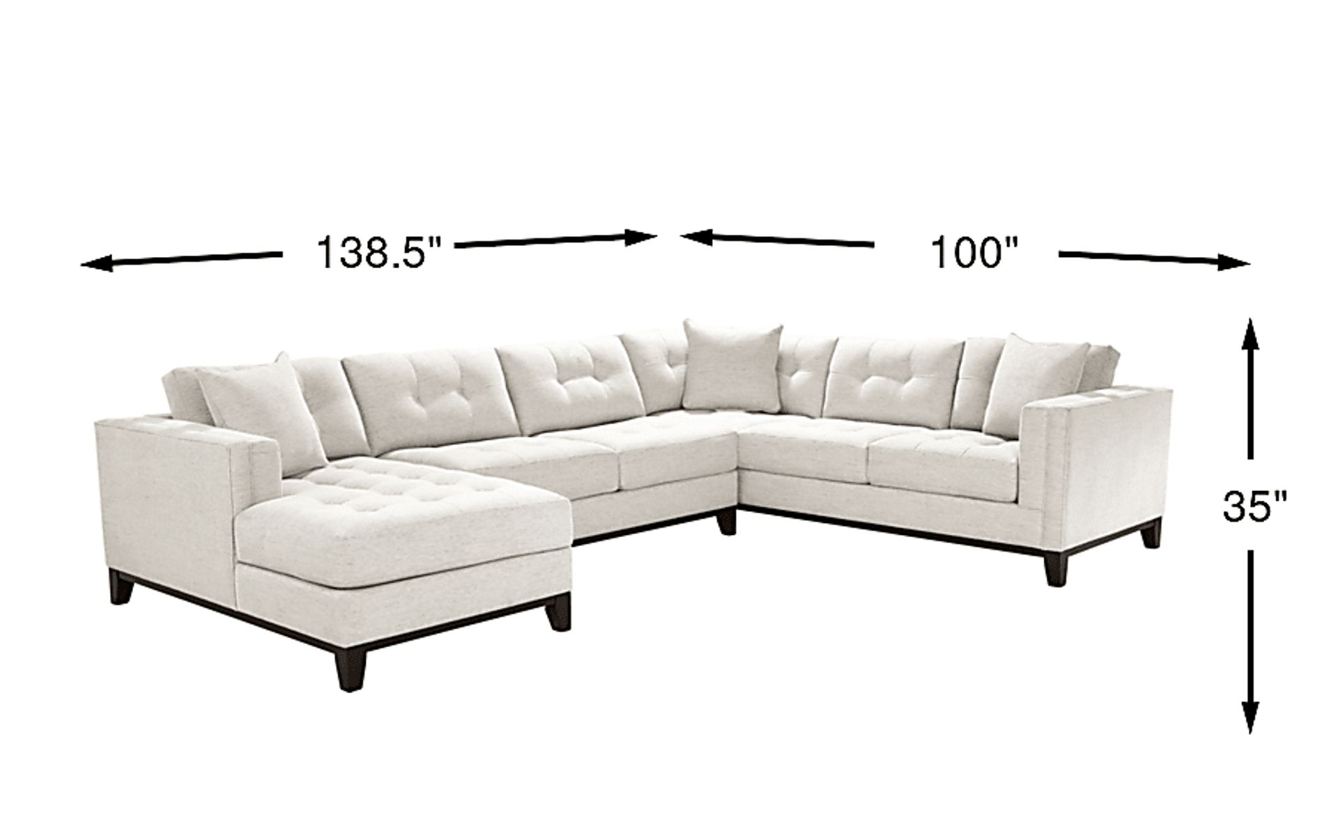 Dimension Image. Please refer to the Dimension Tab on this page for dimension details.