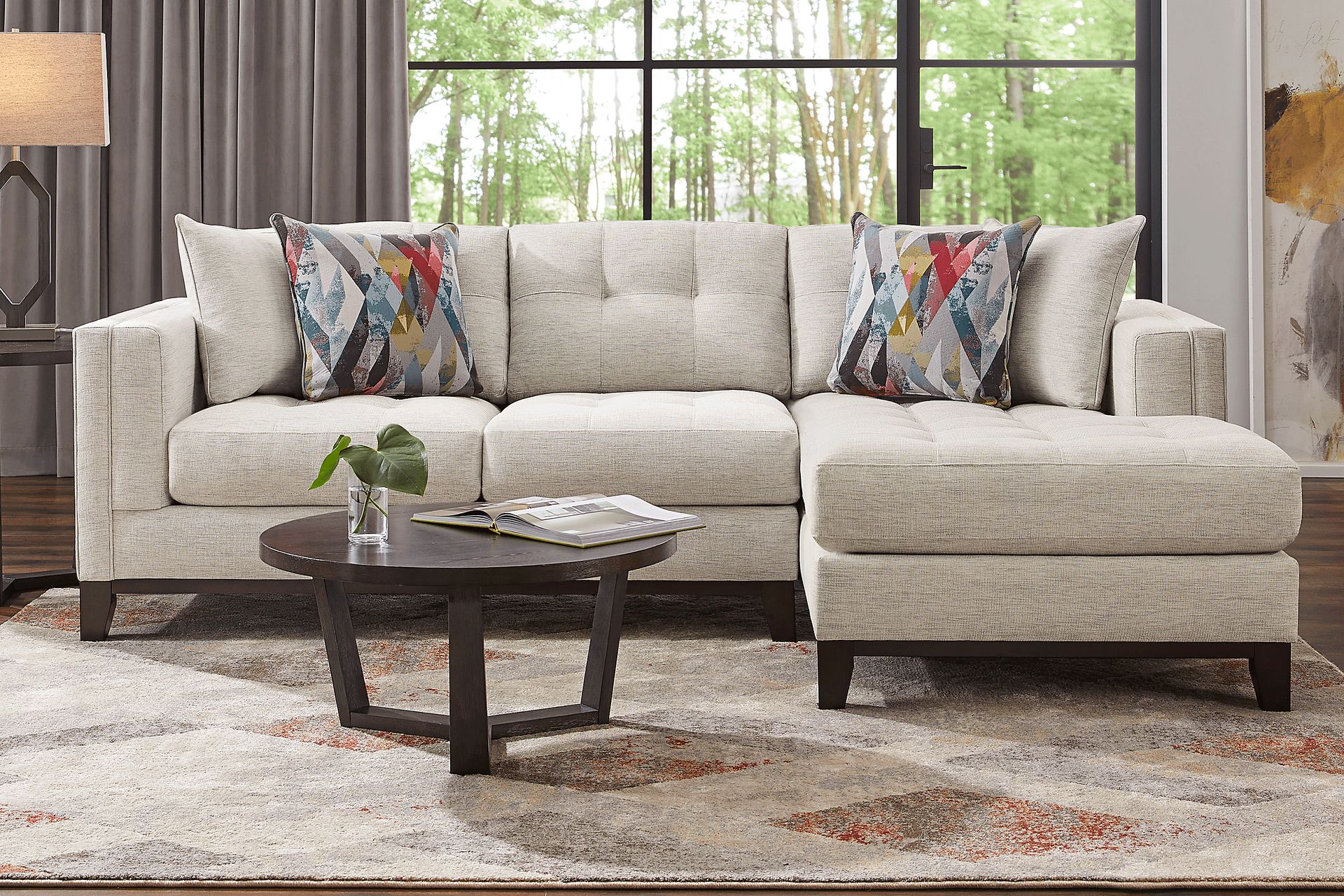 Chatham Oyster 5 Pc Sectional Living Room - Image 1
