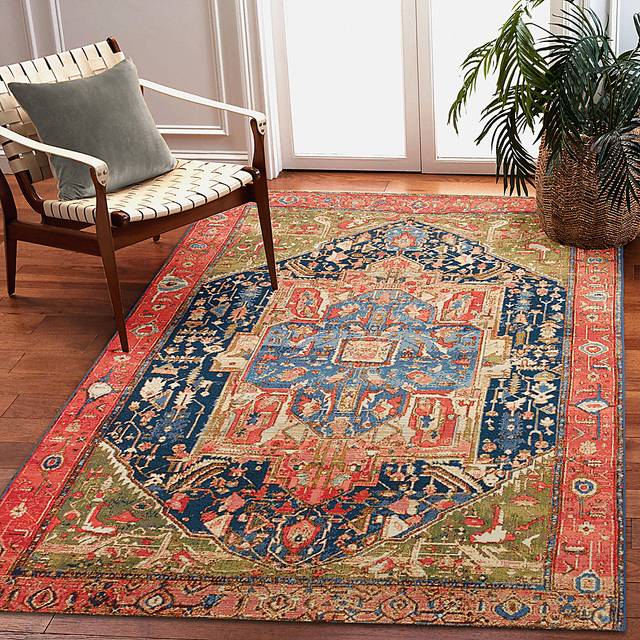 Chatmoss Red 6'6 x 9'4 Indoor/Outdoor Rug - Thumbnail - Image 2