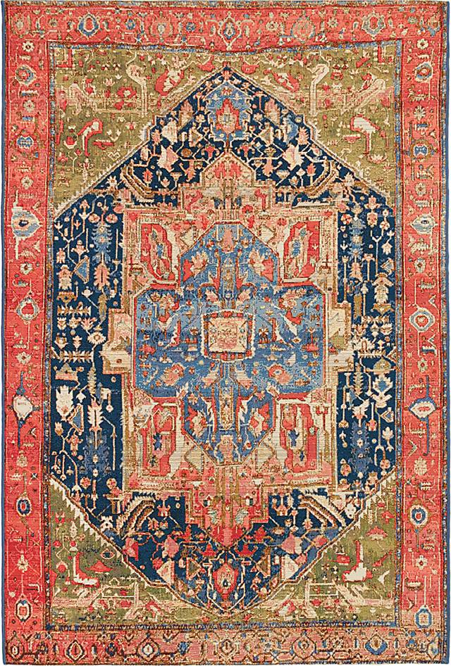 Chatmoss Red 6'6 x 9'4 Indoor/Outdoor Rug - Thumbnail - Image 1