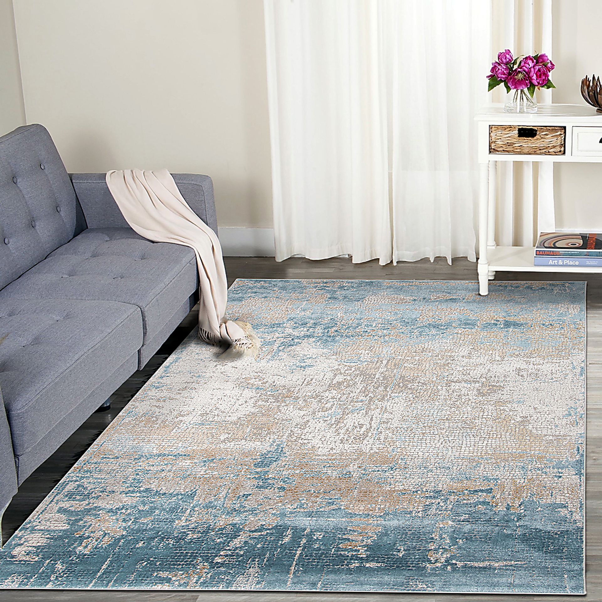 Chatoise Blue 7'6 x 9'6 Rug - Image 2