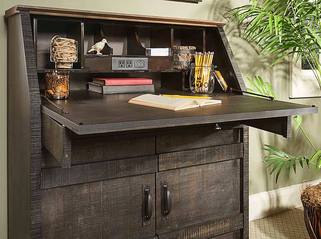 Chattanooga Brown Drop Lid Desk - Thumbnail - Image 2