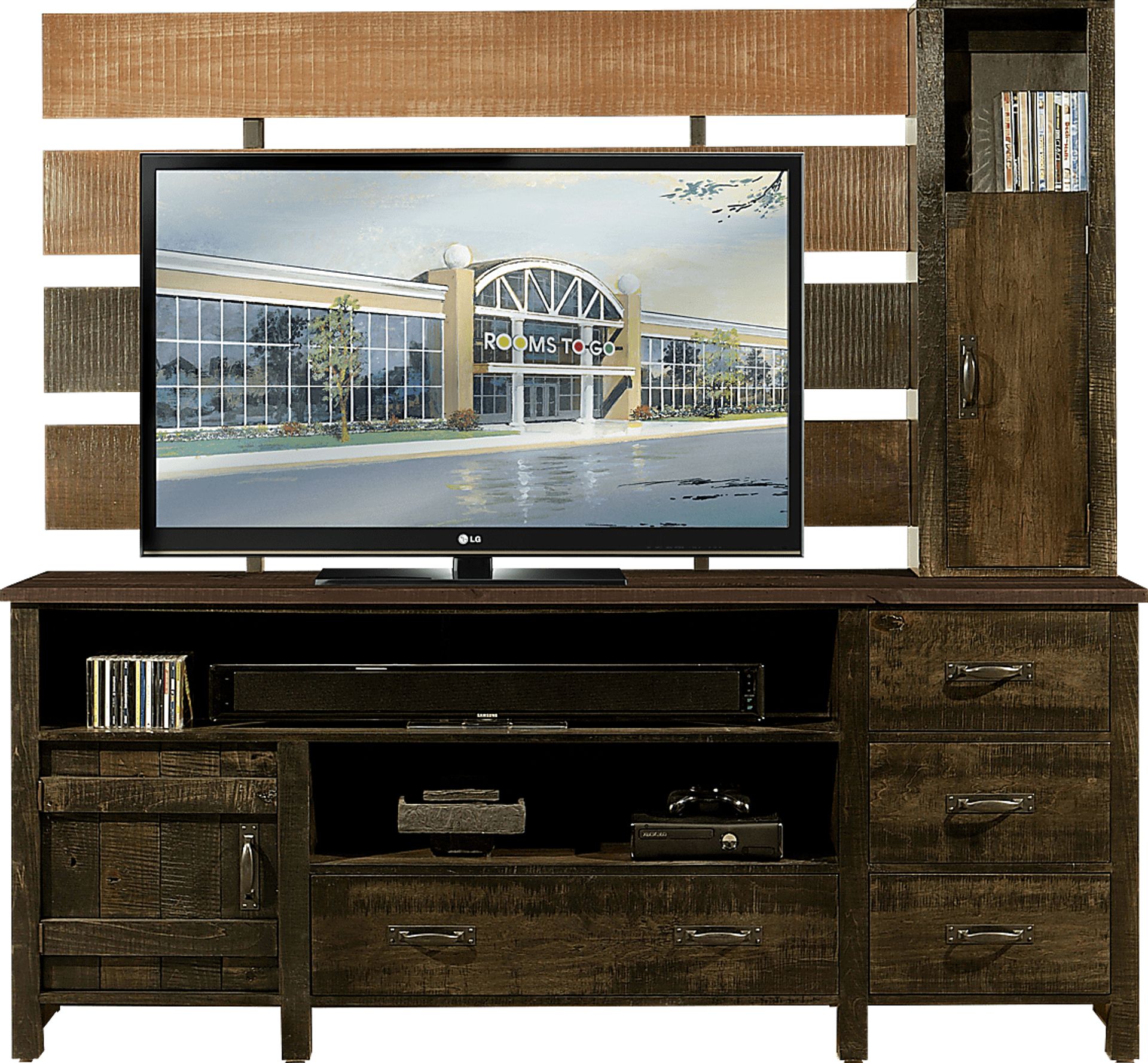 Chattanooga Cherry 3 Pc Wall Unit - Image 1