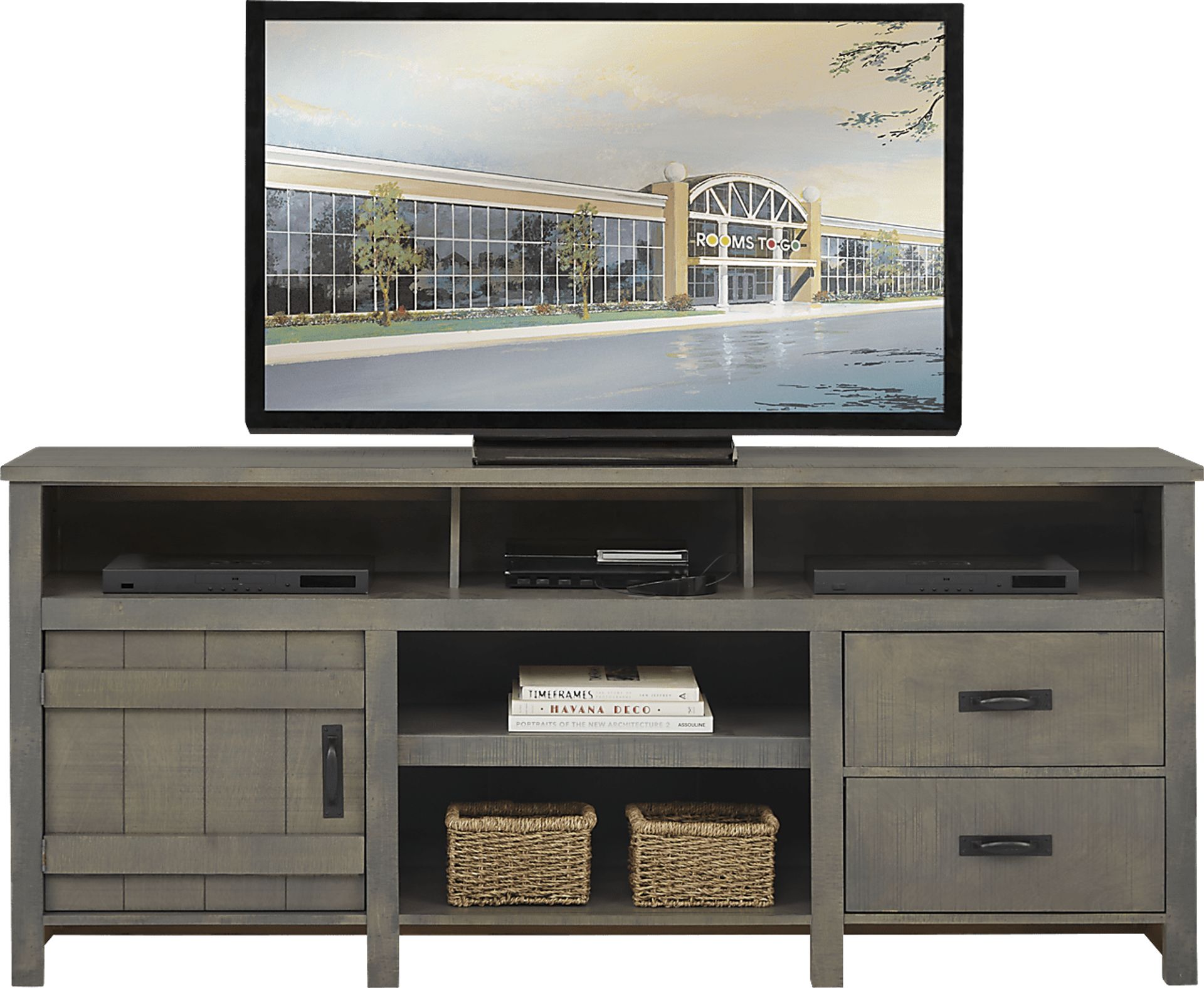 Chattanooga II Gray 76 in. Console - Image 1